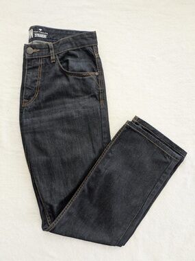TOM TAILOR Men's Dark Wash Straight Leg Jeans - Size 32x32